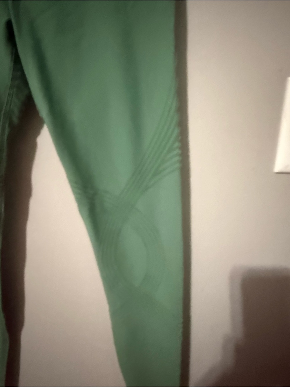 Fanka Body Sculpt Leggings Reversible High Rise Tummy Control Green size M - Picture 3 of 7